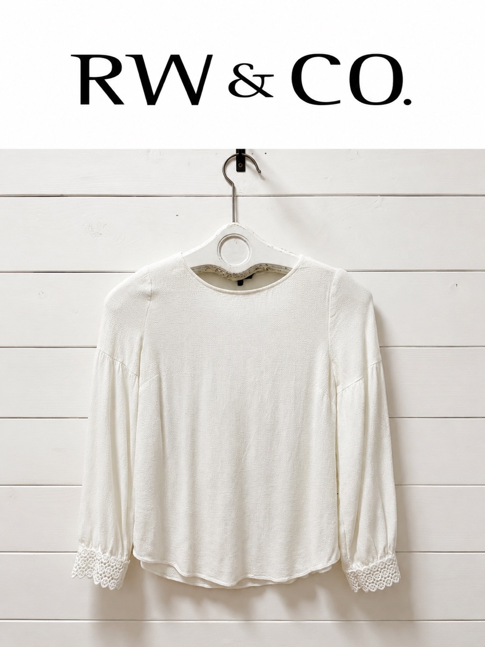RW&CO Blouse – Ivory – Size XS